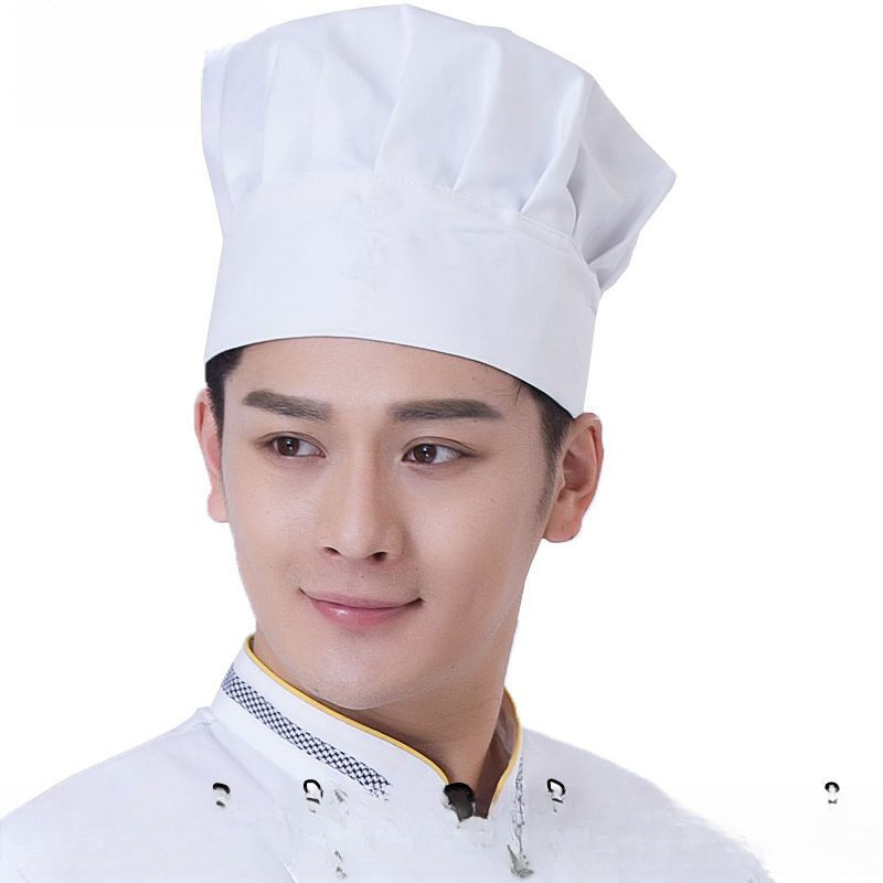 หมวกเชฟ ผ้าฝ้าย ป้องกันควันน้ํามัน เหมาะกับใส่ทํางานครัว สําหรับผู้ชาย และผู้หญิง