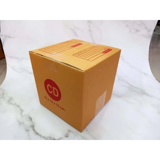 กล่องไปรษณีย์ เบอร์ CD ขนาด 15×15×15 ซม. กล่องพัสดุฝาชน แพ็ค 10 ใบ หนา 3 ชั้น ราคาส่ง พร้อมส่ง Qbox7 ล็อต 436