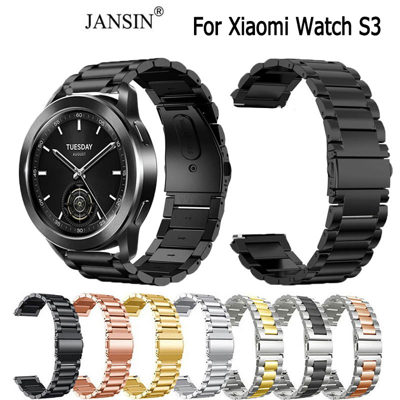 สาย Xiaomi Watch S3 New สายนาฬิกาข้อมือ สแตนเลส สำหรับ สำหรับ xiaomi watch s3 New สมาร์ทวอทช์