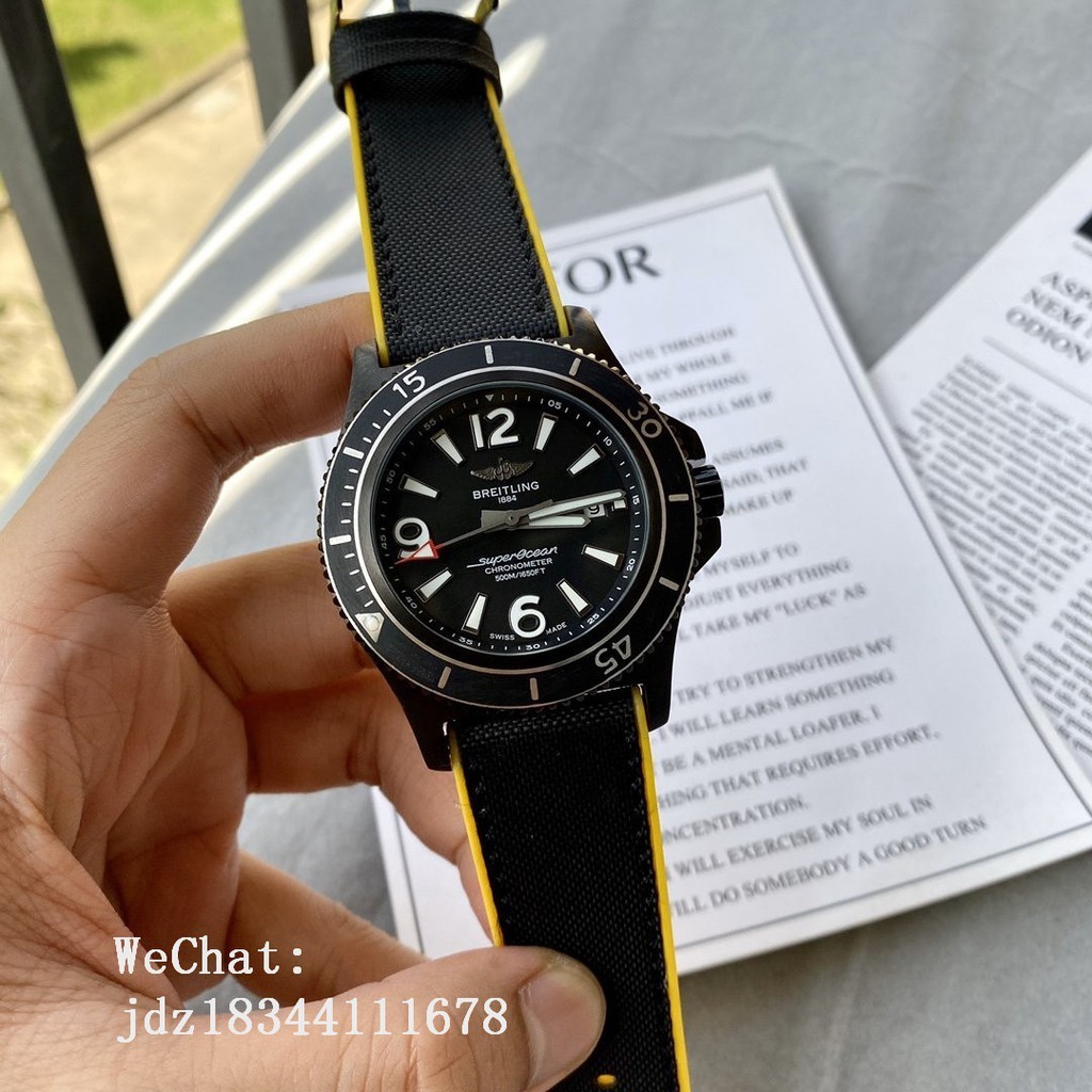 Breitling Marine นาฬิกาข้อมืออัตโนมัติ ขนาด 42 มม. สําหรับผู้ชาย