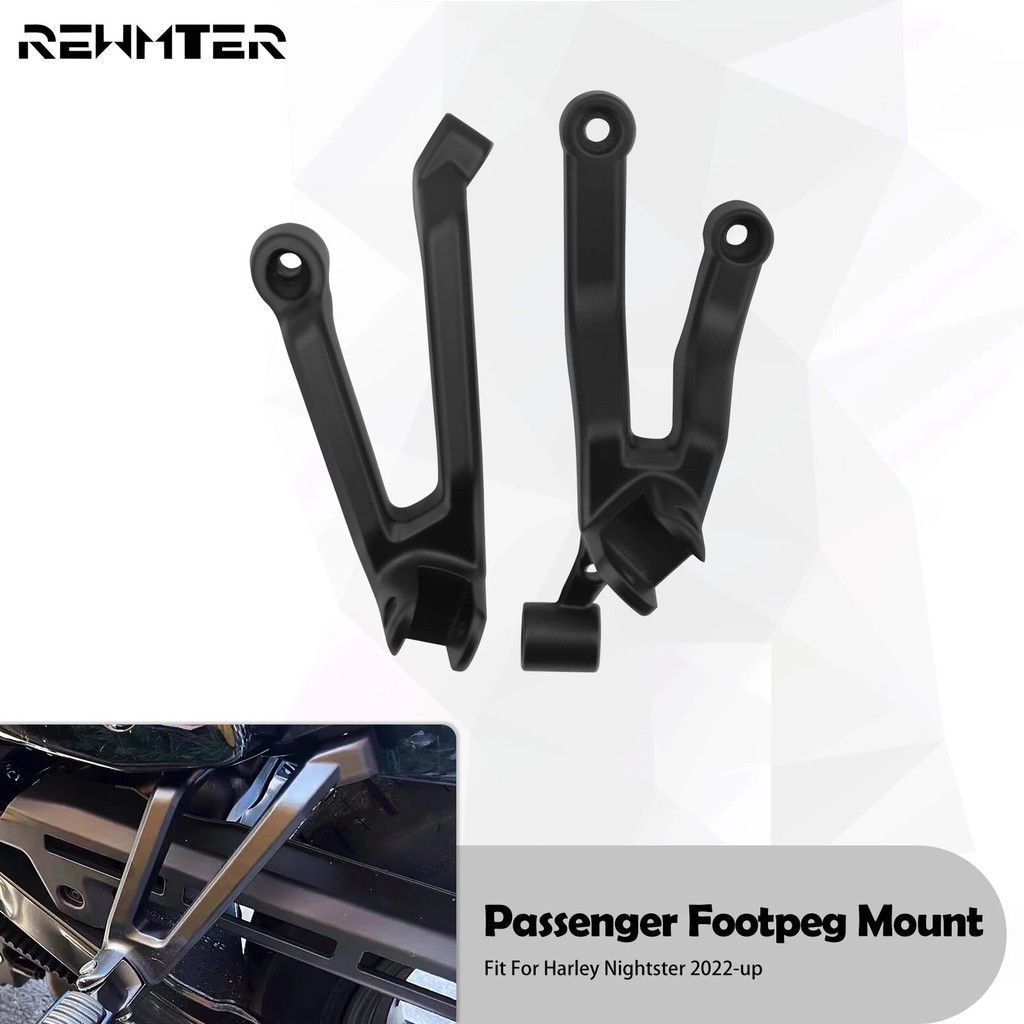 RE Motorcycle Passenger Footrest W/ Mounting Kit Rear Footpegs Pedals Support CNC For Harley Sportst