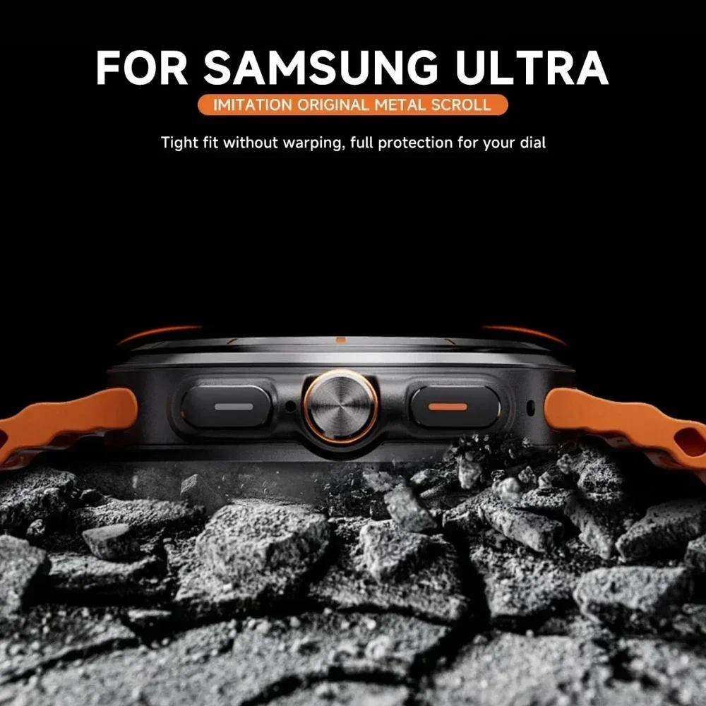 Time Scale Guard แหวนสําหรับ SAMSUNG นาฬิกาโลหะ Bezel เปลี่ยนแหวนป้องกันสําหรับ SAMSUNG GALAXY WACTH 7 ULTRA 47 มม.เครื่องประดับ