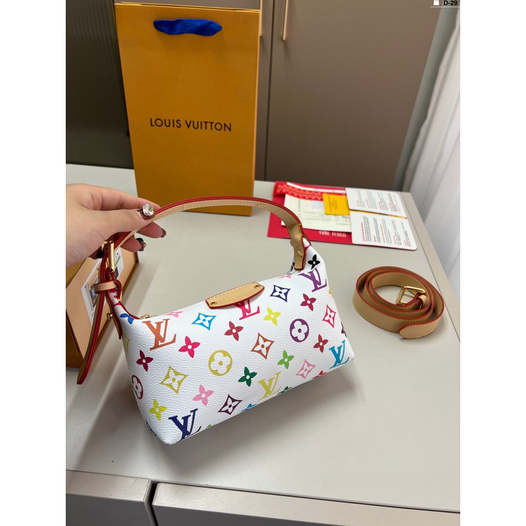 L- กระเป๋าถือ crossbody hills pochette ใหม่สําหรับผู้หญิง (พร้อมกล่อง)