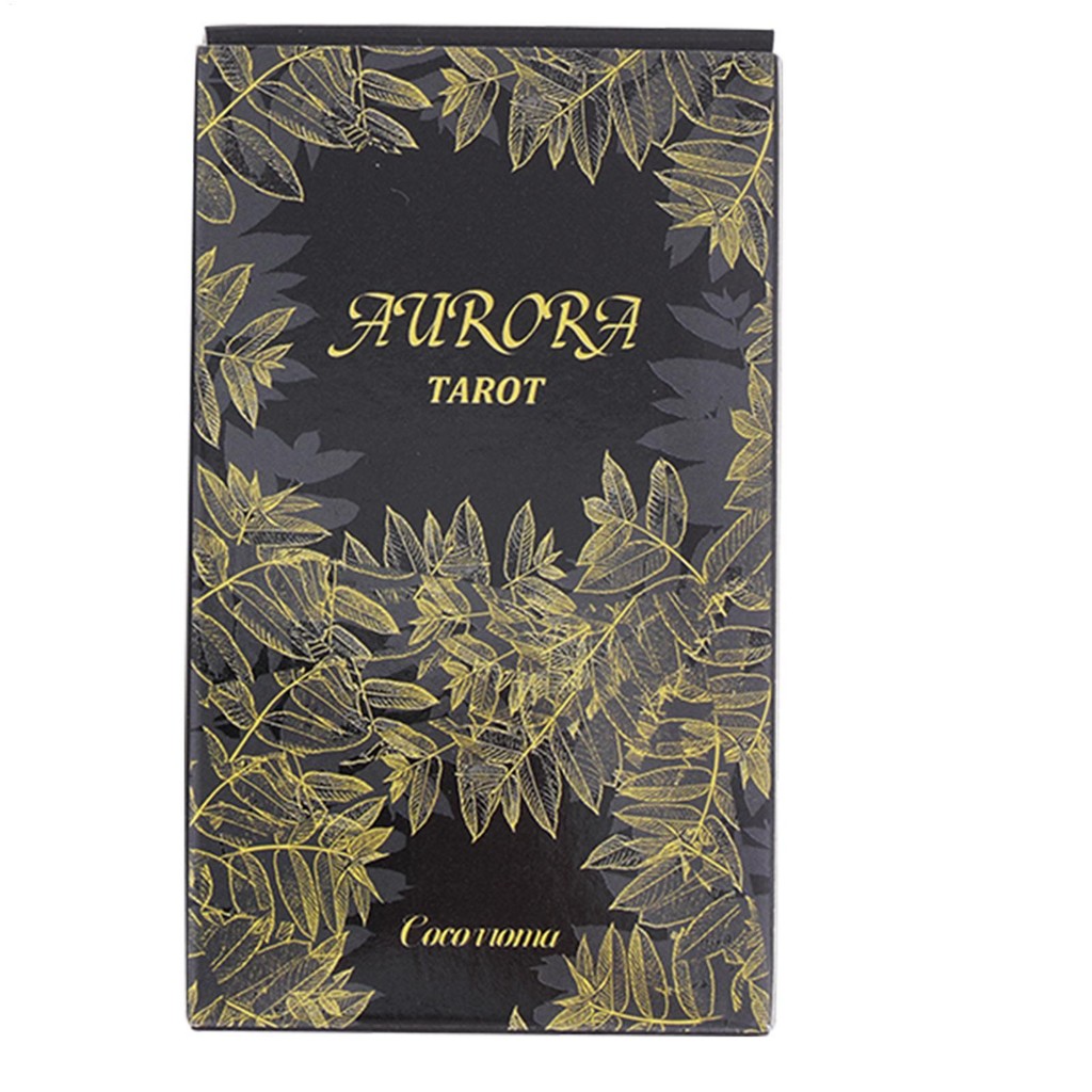 Aurora Tarot เริ่มต้น Tarot Deck 78 การ์ด Oracle ไฟ Polar Tarot Deck Original Fortune บอกเกมครอบครัว