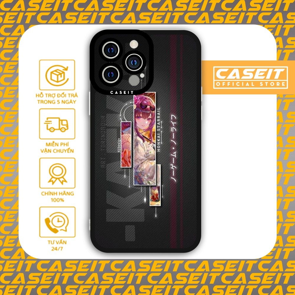 เคส iPhone Square Edge Samsung Xiaomi Oppo Caseit Kafka Honkai Star Rail เกม Genshin impact