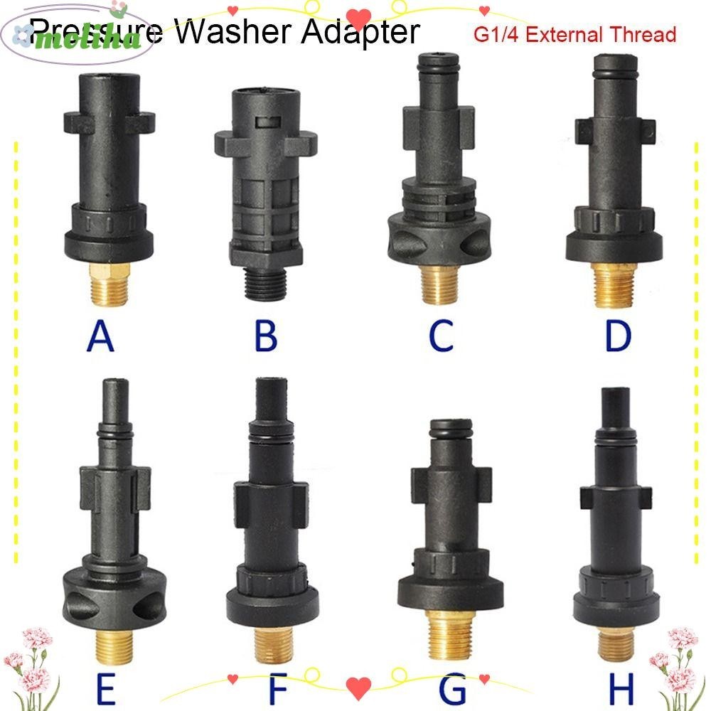 Moliha ข้อต่อเชื่อมหัวฉีดโฟม G1/4 สําหรับหัวฉีดสเปรย์ Karcher