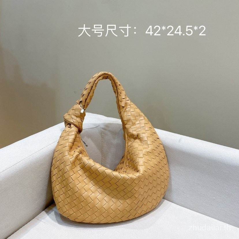 สินค้าใหม่ กระเป๋าสะพายไหล่ ทรงโท้ท แบบพกพา สีมาการอง สไตล์เกาหลี แฟชั่นสําหรับสตรี 2024