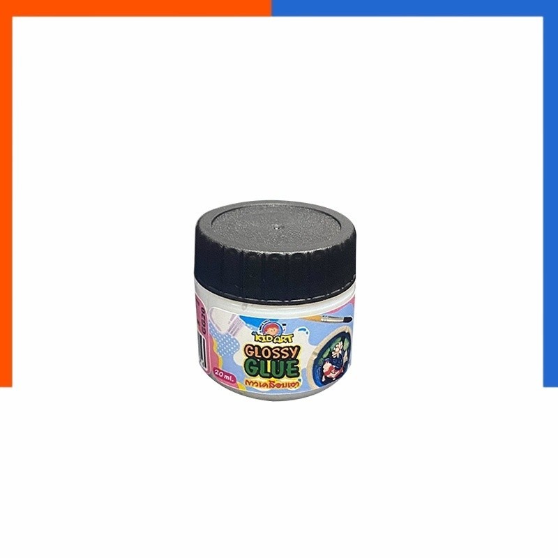 น้ำยาเคลือบเงา กาวเคลือบเงา20ml. น้ำยาเคลือบเงาดินโพลิเมอร์ ดินปั้นดอกไม้ คิดอาร์ท Kidart GLossy GLU