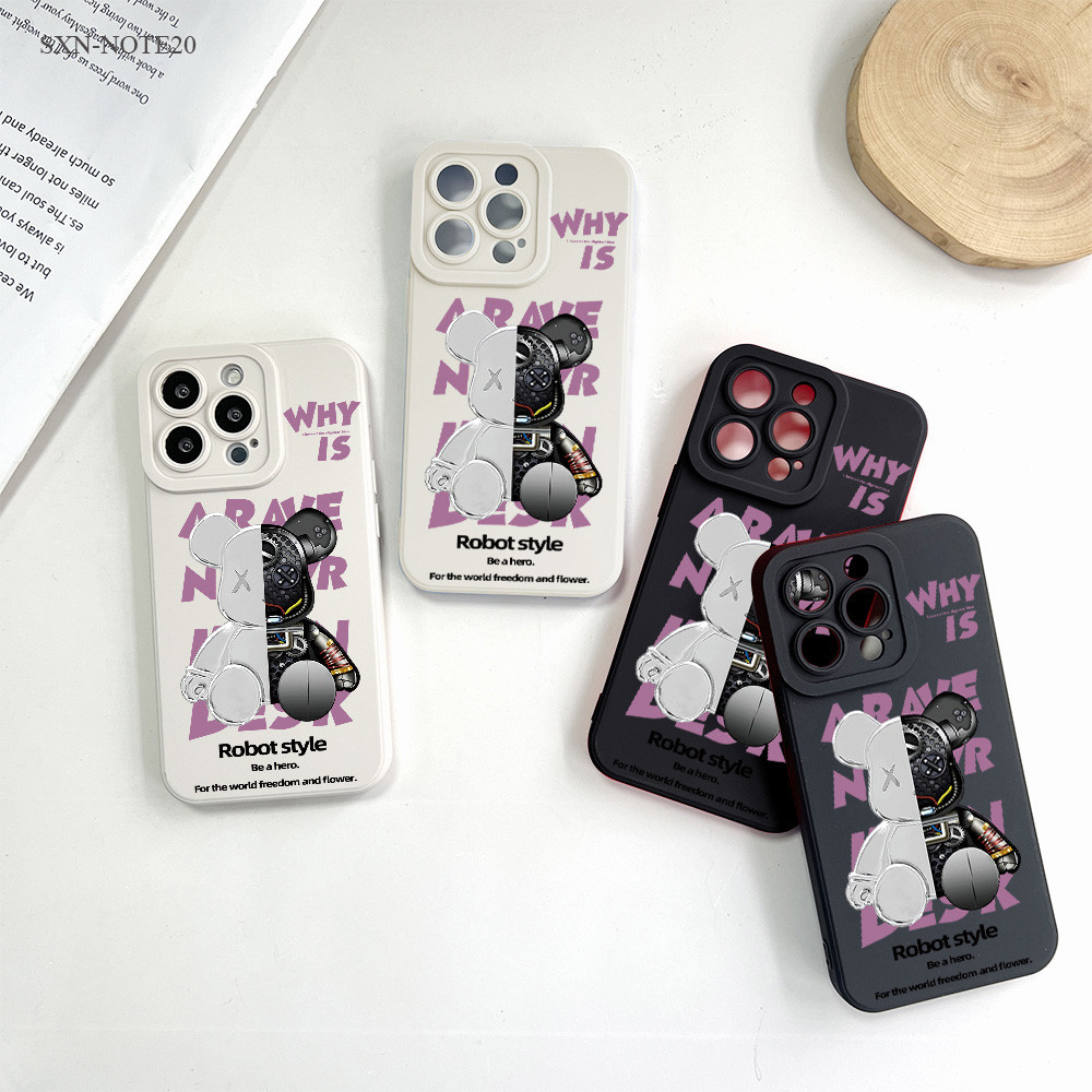 Samsung Galaxy Note 20 10 9 8 Lite Plus Ultra เคสซัมซุง รุนแรง หมี เคสโทรศัพท์ เคส สำหรับ