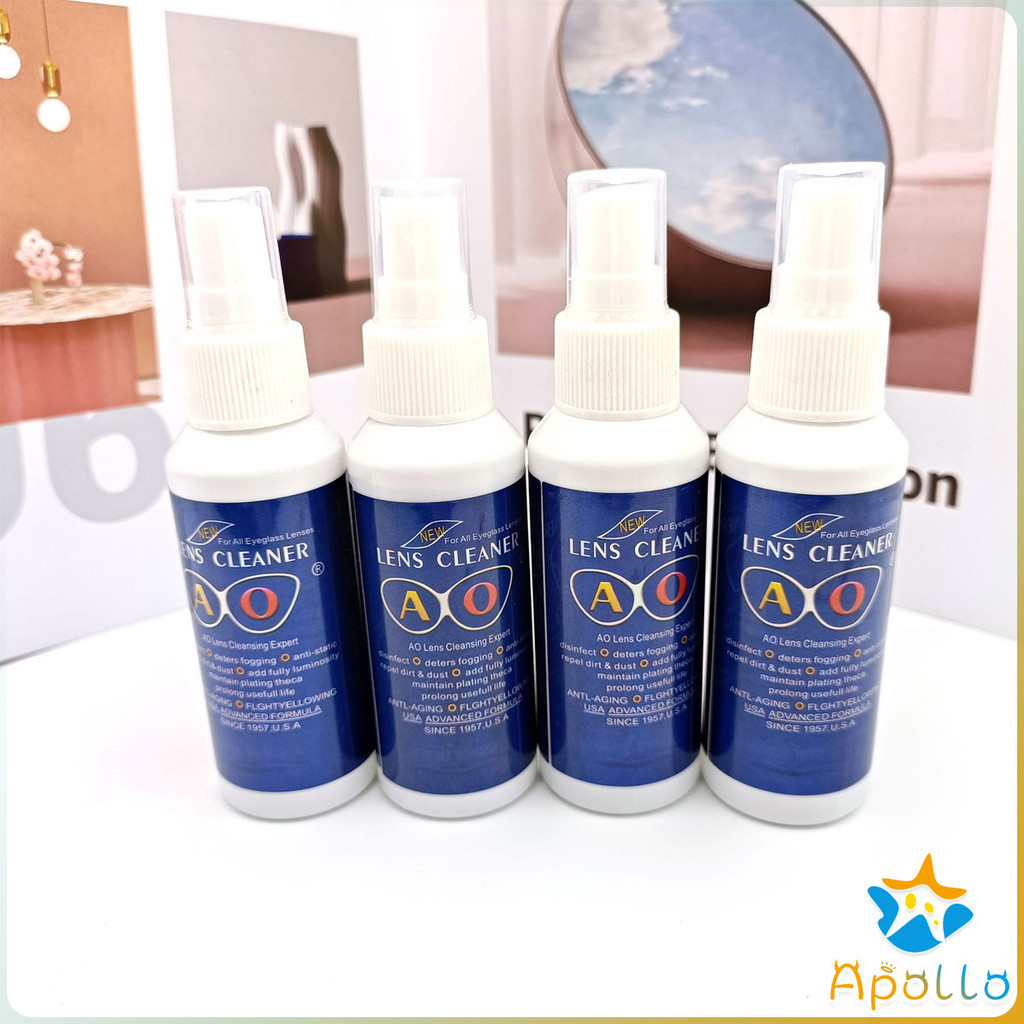 Apollo น้ำยาเช็ดแว่น สเปรย์น้ำยา ทำความสะอาด เลนส์  Lens Camera Cleaning - รูปที่ 4