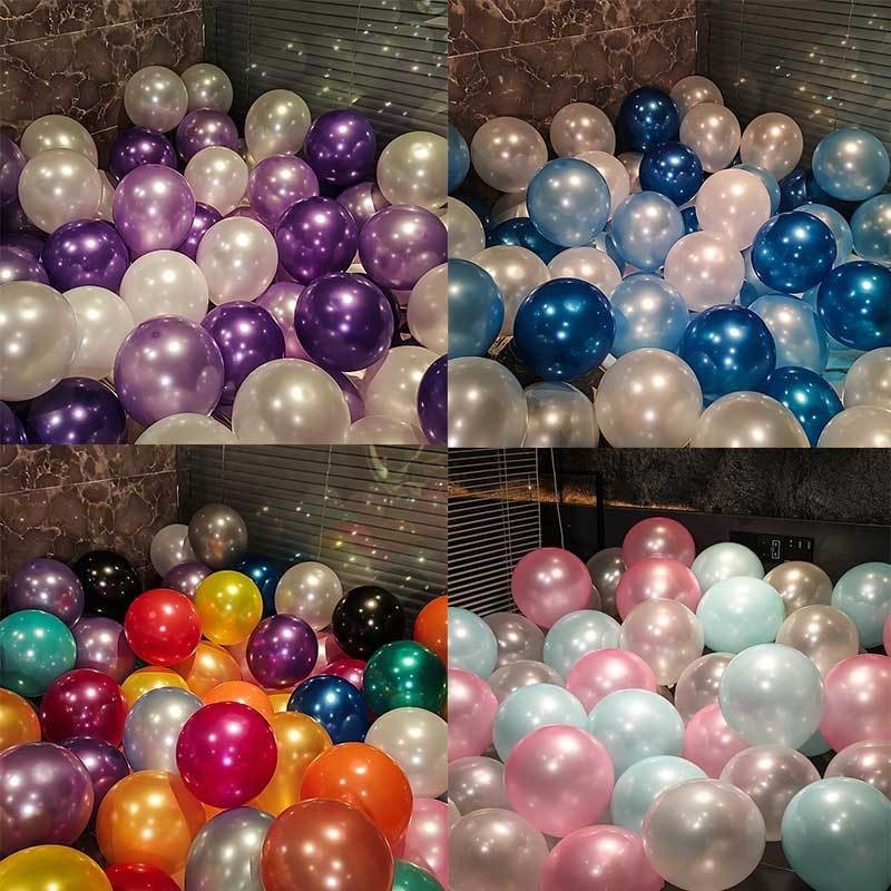 ลูกโป่งเมทัลลิก ลูกโป่งมุก โครเมี่ยม จัดซุ้มปาร์ตี้ Balloon Garland DIY PT-6 thumbnail 7