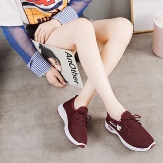 SE-040 รองเท้าผ้าใบผู้หญิง สีพื้น ดอกเดซี่ หวาน น่ารัก แฟชั่น ทรงสวย ใส่ทำงาน ใส่เที่ยว สบายเท้า