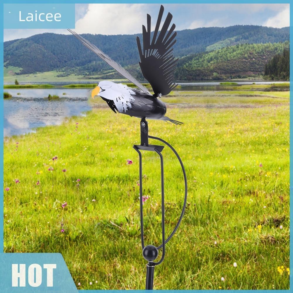 [Laicee.th] กังหันลมเหล็ก รูปนกอินทรีย์ สําหรับตกแต่งสวน