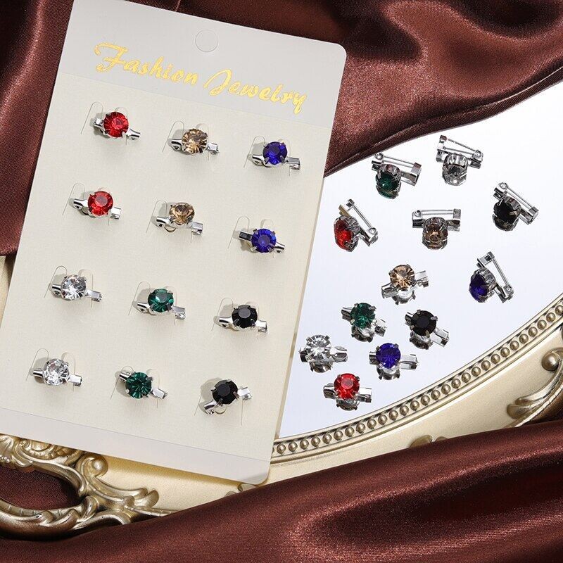 12 ชิ้น / เซต มุสลิม ผ้าพันคอ ฮิญาบ เข็มกลัด Kerongsang Pins เด็ก สุ่มสี เข็มกลัดคงที่ หัวคงที่ ผ้าพันคอ คลิป Pin เครื่องประดับ ของขวัญสําหรับผู้หญิง - ภาพย่อย 5