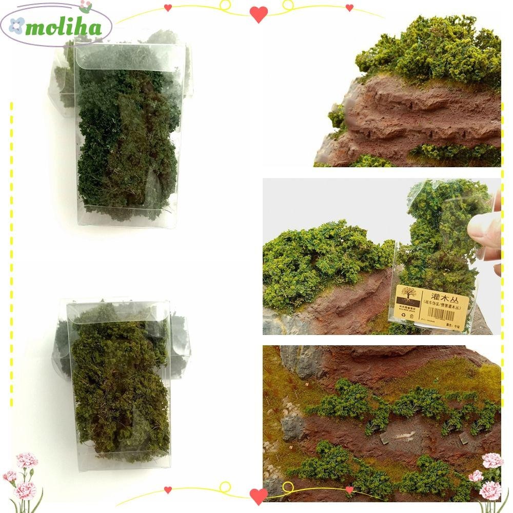 Moliha โมเดลหญ้า ฉากตึก ของเล่นสําหรับเด็ก