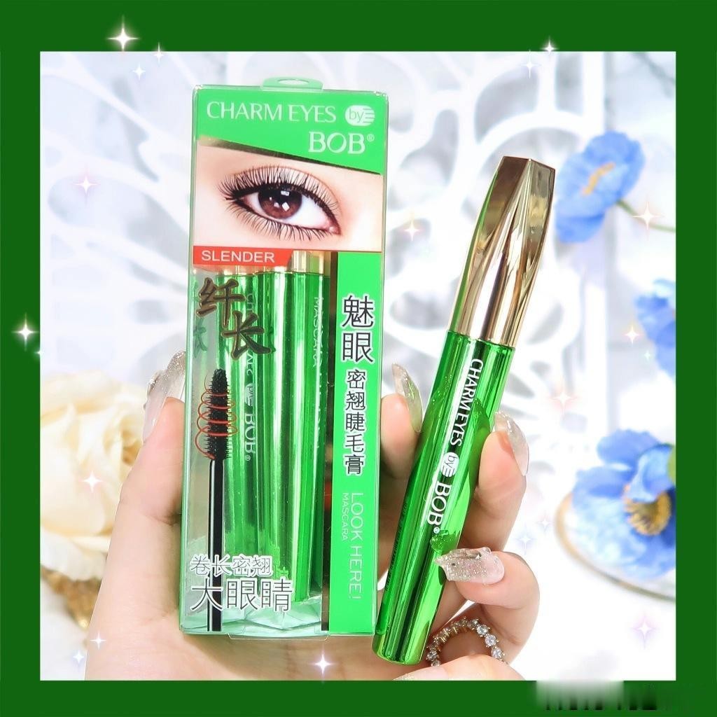 BOB Mascara ส่งไว มาสคาร่าเขียว มาสเขียว ของแท้!! มาสคาร่า ขนตาหนา เด้ง ยาว งอน แห้งเร็ว เรียง​เส้น​สวย ไม่แพนด้า
