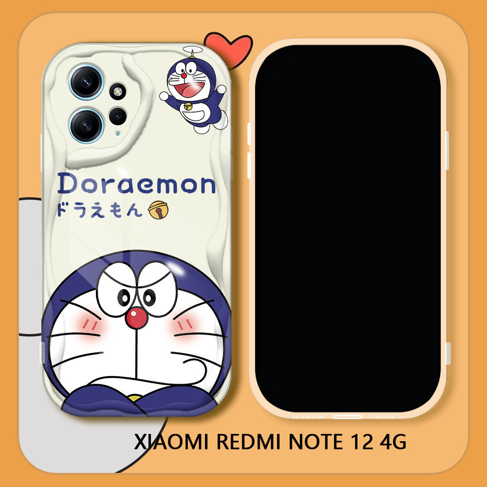เคสโทรศัพท์มือถือ ซิลิโคนนิ่ม กันกระแทก กันรอยกล้อง ลายการ์ตูนโดราเอมอนน่ารัก สําหรับ Xiaomi Redmi Note 12 Pro+ 4G 5G 12 Discovery 12 Pro Speed Note 12S