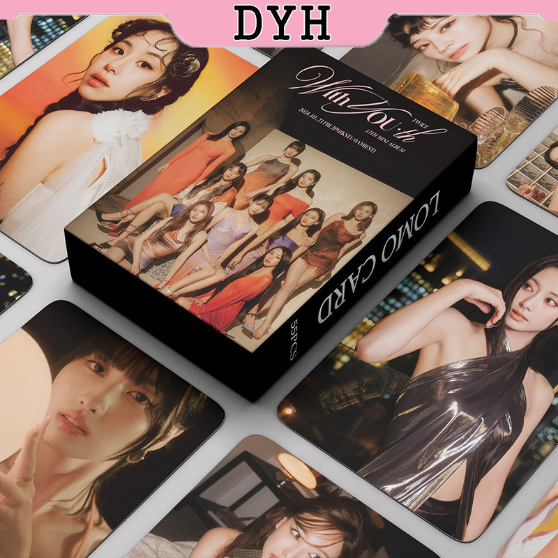 โฟโต้การ์ด TWICE พร้อมอัลบั้ม KPOP LOMO จํานวน 55 ชิ้น ต่อกล่อง
