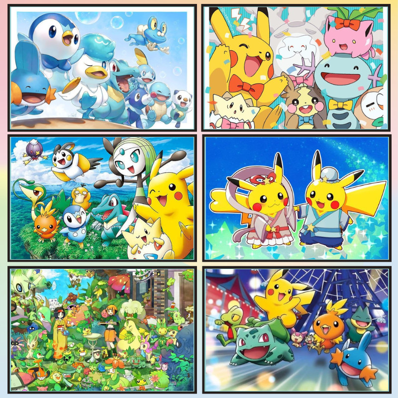 📣พร้อมส่ง📣【Pokémon】jigsaw puzzle-จิ๊กซอว์-300-1000-ชิ้น- ชิ้นของเด็ก จิ๊กซอว์ไม้ 1000 ชิ้น จิ๊กซอว์ 1000 ชิ้นสำหรับผู้ใหญ่ จิ๊กซอ จิ๊กซอว์ 500 ชิ้น🧩33-7 จิ๊กซอว์ 1000 ชิ้น สำหรับ ผู้ใหญ่ ตัวต่อจิ๊กซอว์ จิ๊กซอว์ การ์ตูน
