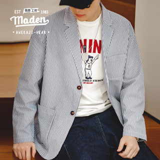 ย้อนยุค ชุดทํางาน สไตล์ผู้ชายเยาวชนฤดูใบไม้ผลิบางสุภาพบุรุษผ…