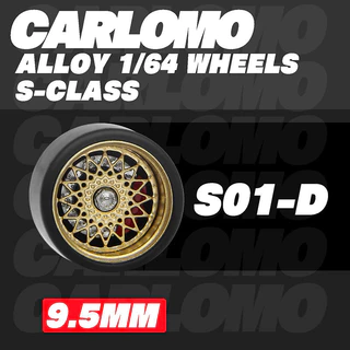 Carlomo อะไหล่ล้อยาง ขอบล้อ 1/64 สําหรับโมเดลรถยนต์ Tomica 4 ชิ้น