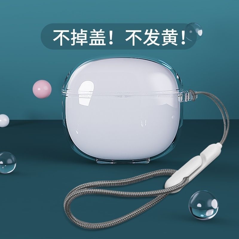 【พร้อมส่ง】เคสหูฟัง Tpu แบบนิ่ม พร้อมสายคล้อง สําหรับ Edifier W320TN