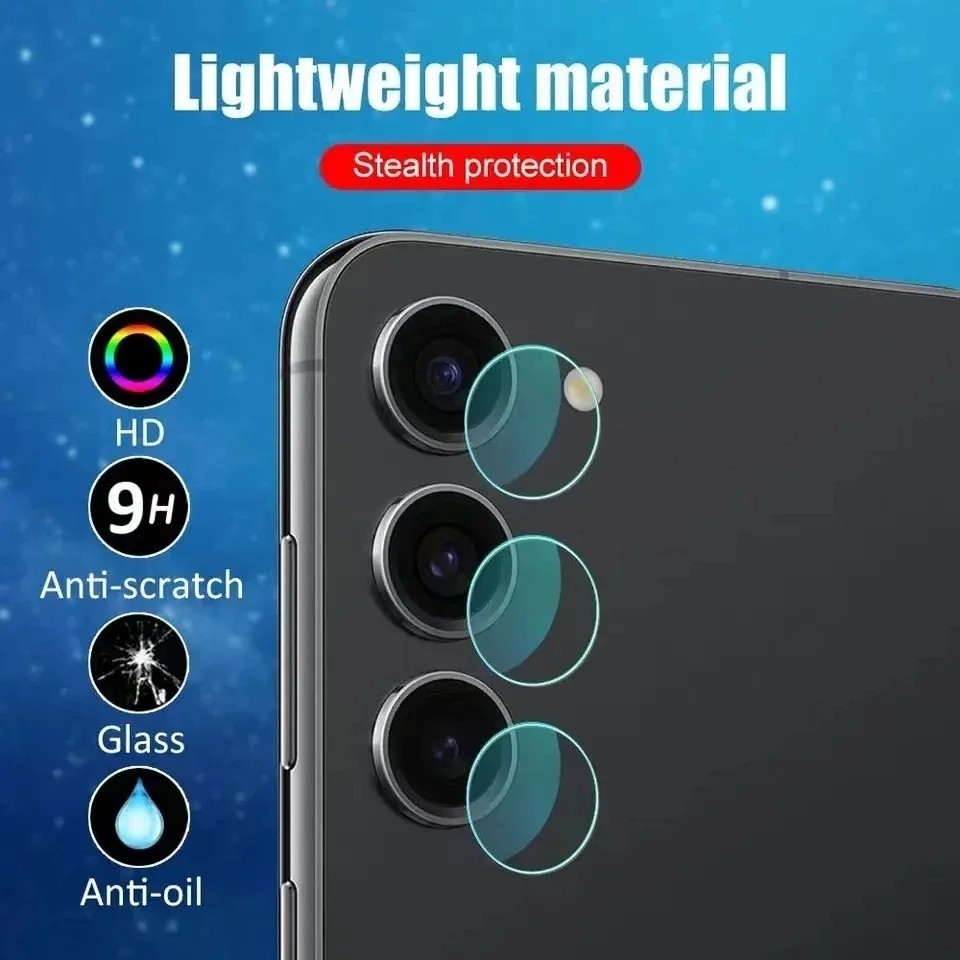 ฟิล์มเลนส์กล้อง สีใส สำหรับ Samsung ss Galaxy A16 A06 A06s A55 A54 A53 A52 A52s A35 A34 A25 A24 A23 A15 A14 A13 A12 A05 A05s A03 5G 4G 2024