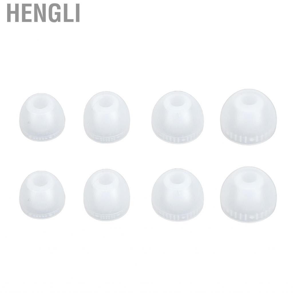 Hengli Replacement Ear Tips Breathable Silicone Eartips 4.0mm Inner Hole 4 Sizes Pairs Noise Cancelling for SP510 WF 1000XM3