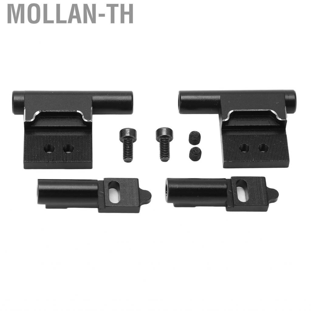 Mollan-th 2Set RC Steering Swing Front Upper Arm For 3Racing Sakura D5 1/10 Model