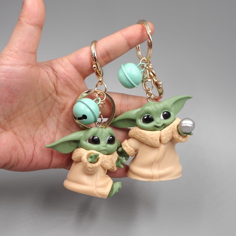ฟิกเกอร์ Yoda Manda Baby ของเล่นสําหรับเด็ก Key chain baby yoda Star Wars