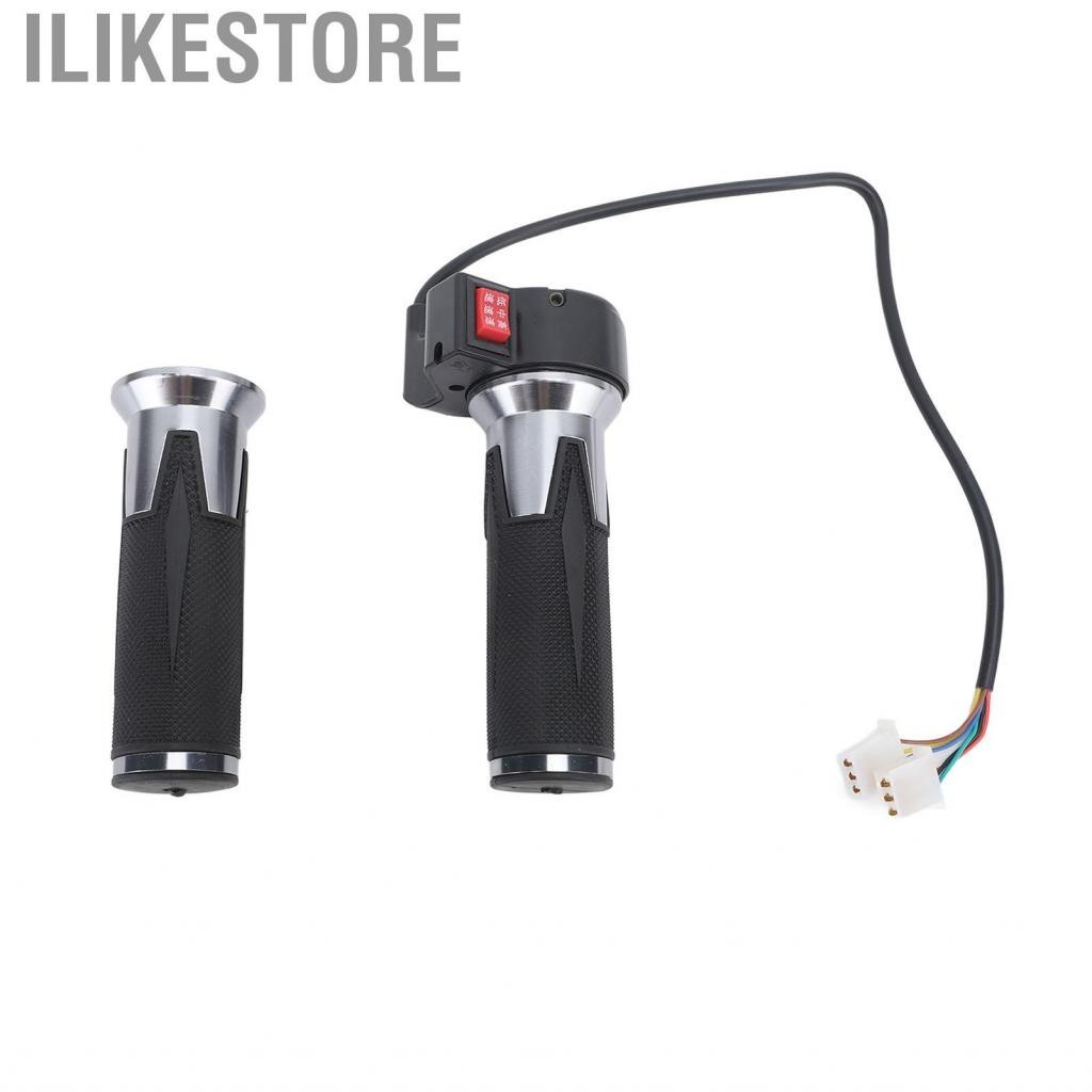 Ilikestore Electric Bike Throttle Grip Handlebar Low Failure Rate 3 Speed 1 Pair  Replacement for Scooters