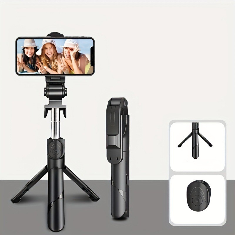 Android Ios Mobile Phone Bluetooth Selfie Stick Bracket Xt02 Video Vlgo Bracket Handheld Tripod