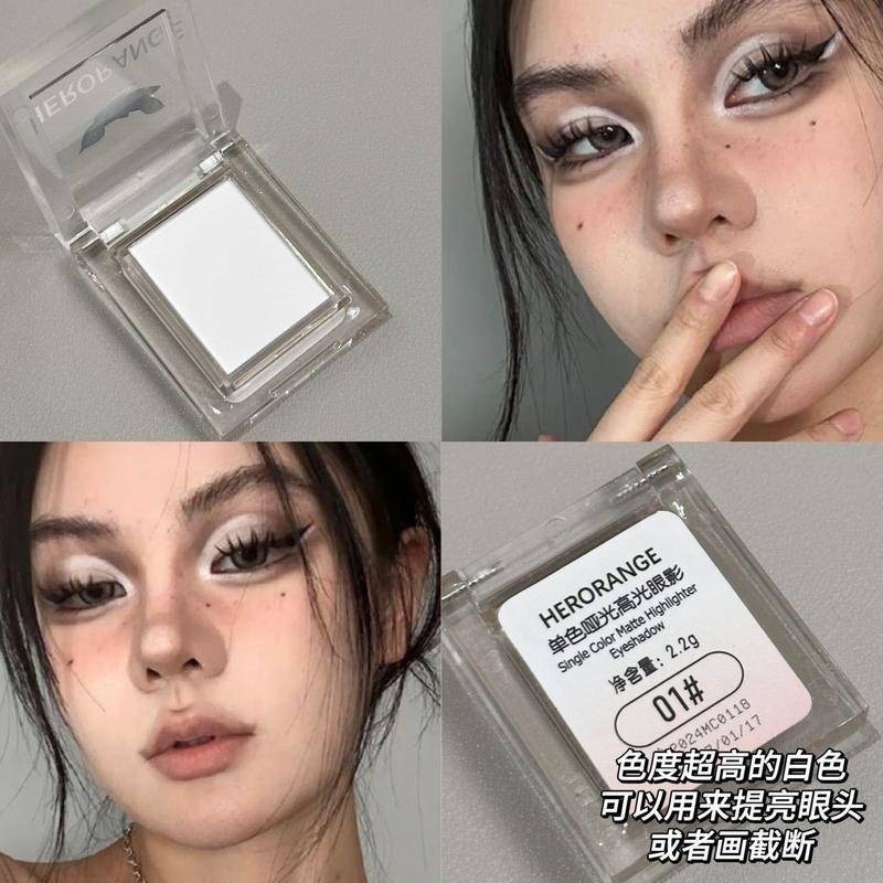 อายแชโดว์พาเลท เนื้อแมตต์ สีม่วงเข้ม สีม่วงเข้ม สีม่วงเข้ม สําหรับแต่งหน้าคอสเพลย์