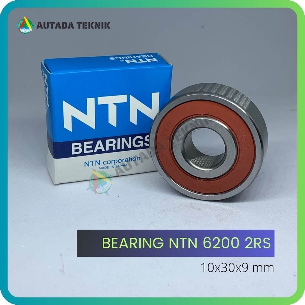 BEARING NTN 6200 2RS แบริ่งหมวกยาง TWO-SIDED KLAHER