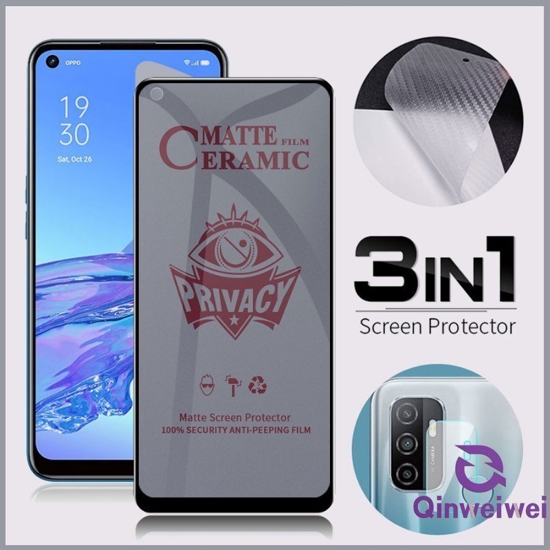 Matte Anti Spy เซรามิคกระจกนิรภัยฟิล์มสําหรับ Huawei Nova Y61 Y70 Y90 Y70 Y71 9se Y6p 7i Y7a Y7 Y6 Y