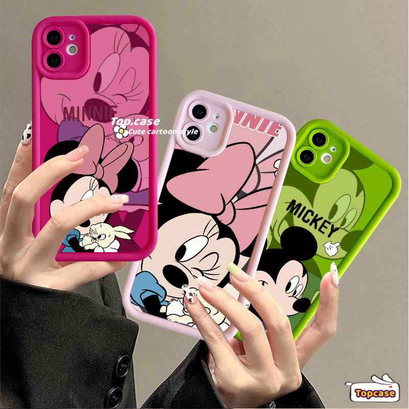 สําหรับ Vivo Y28 Y100 Y19 Y18 Y03 V30 Y17s V29 Y27 Y36 Y35 Y02 Y16 Y17 Y12 Y11 Y02s Y22s Y15A Y15S Y21s Y20S Y20i Y12s Y95 Y93 Y91 V25e สีสันเมาส ์ การ ์ ตูนโทรศัพท ์ กรณีนุ ่ มปก
