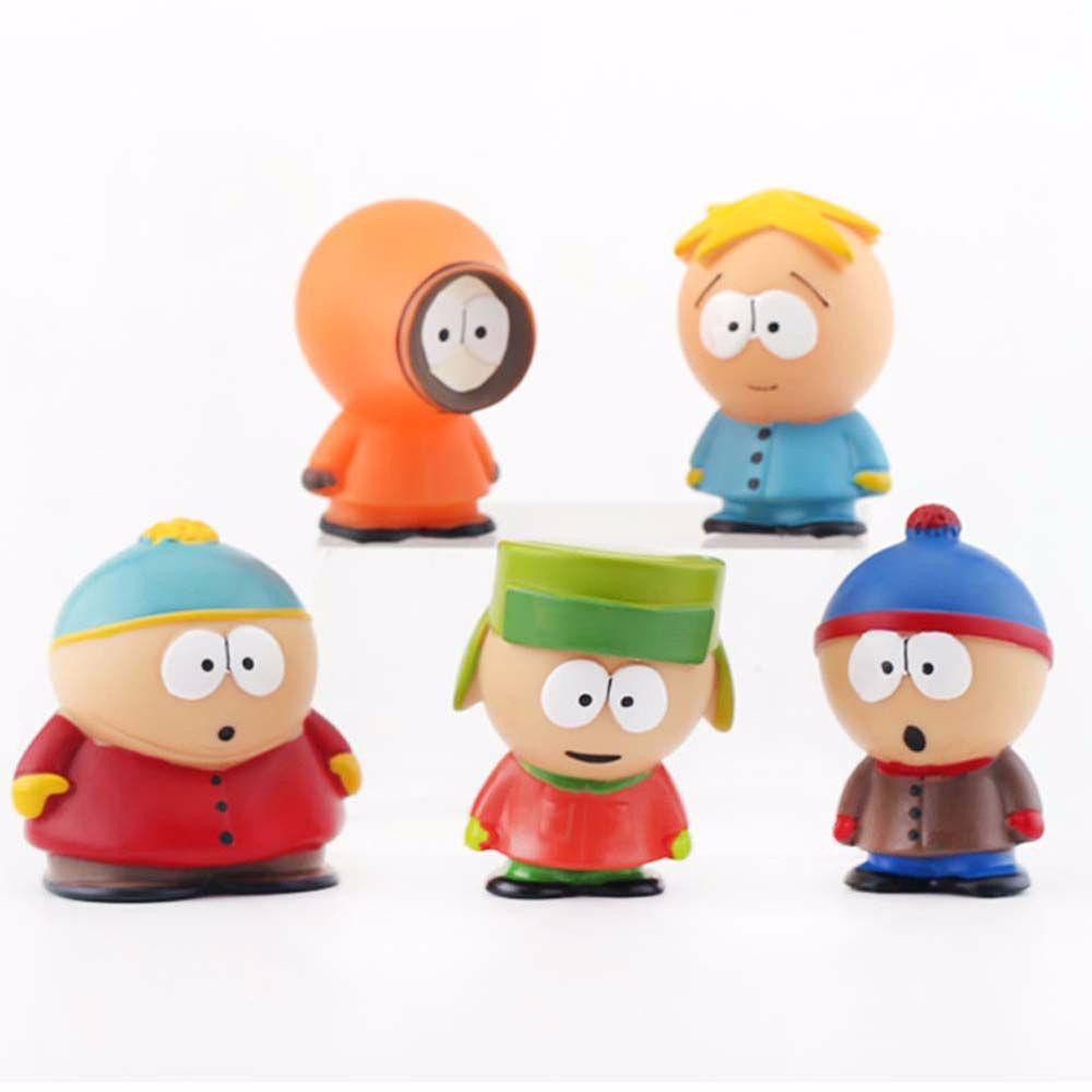 ✨พร้อมส่ง✨ The South Park ANIME cute โมเดลฟิกเกอร์ อนิเมะ Kyle เซาท์พาร์ก ของเล่นสําหรับเด็ก 1ชุด5ชิ
