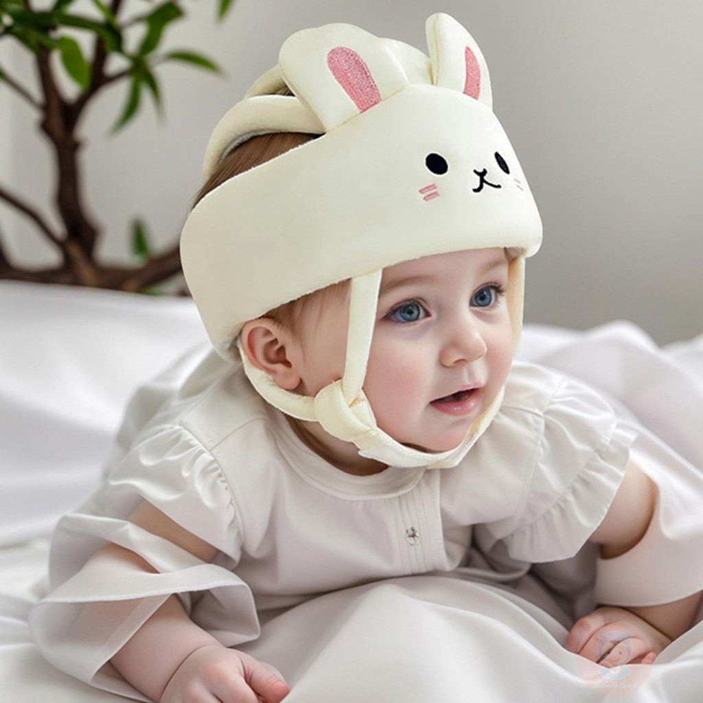 Laa6-baby Head Protector Soft No Bumps Safety Armor Headguard หมวกป้องกันแบบปรับได้