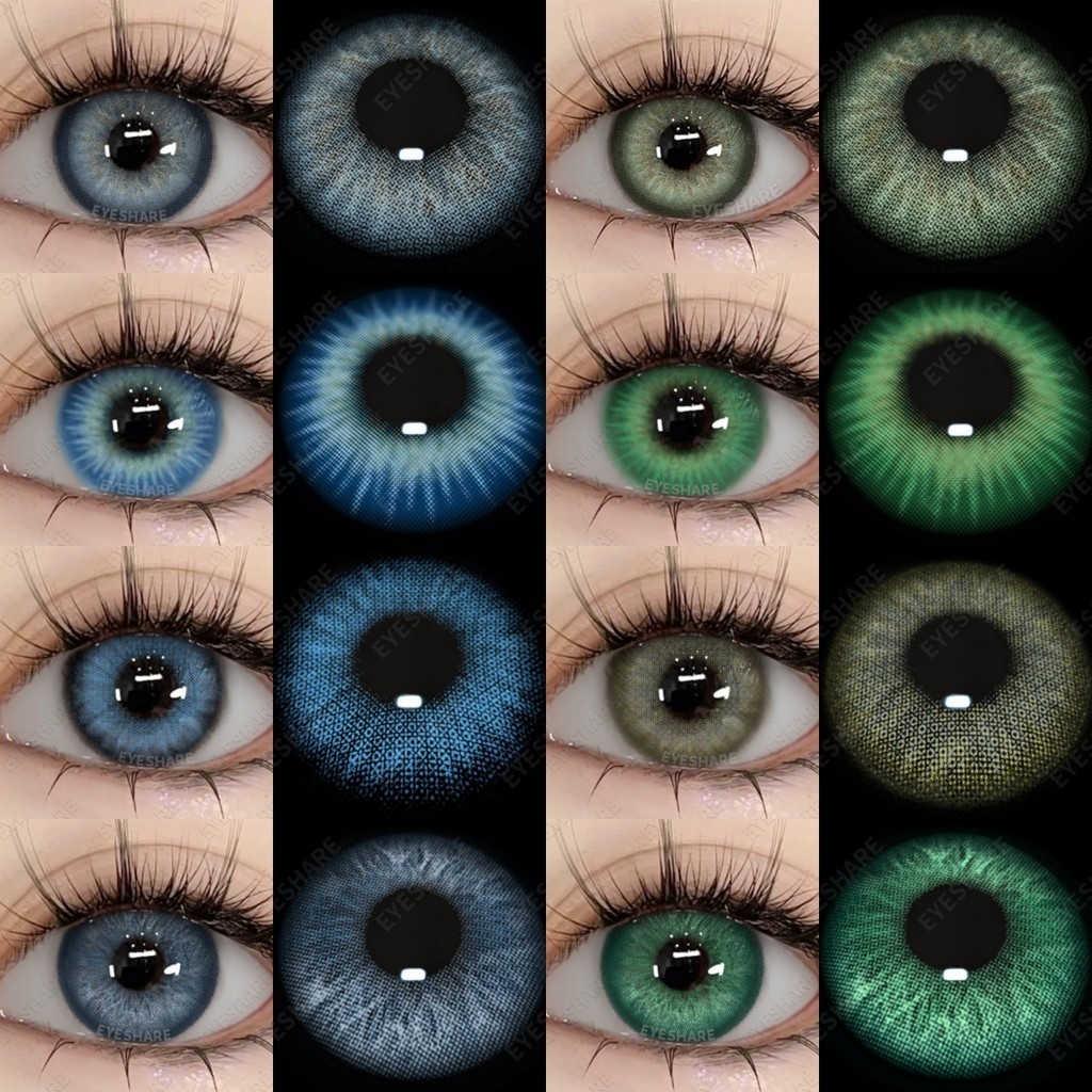 [จัดส่งจากประเทศไทย] Eyeshare คอนแทคเลนส์ สีแดง สําหรับดวงตา 1 คู่