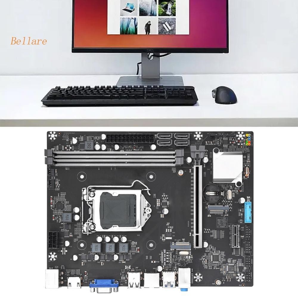 เมนบอร์ดคอมพิวเตอร์ B75M-K LGA 1155 2*DDR3 Gigabit PCIE3.0 X16 X1 [Bellare.th]