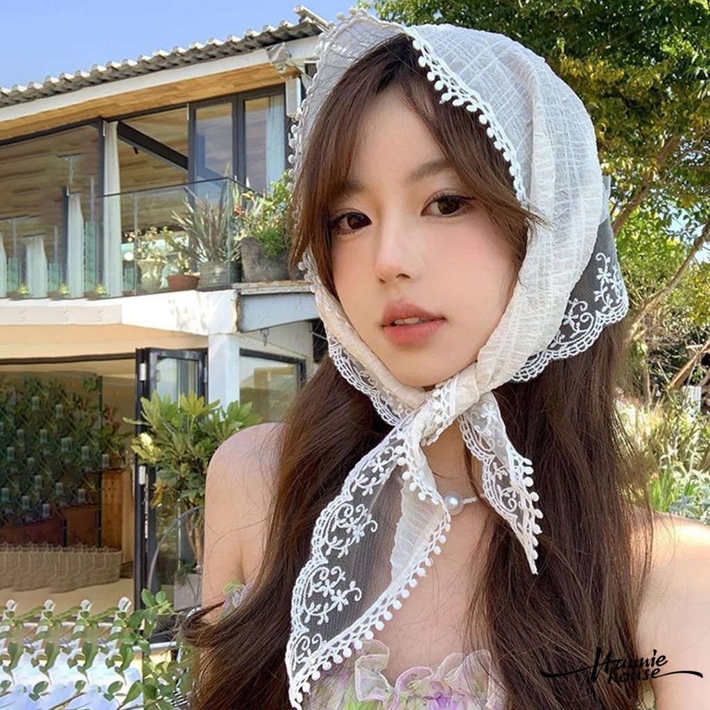 Hannie- ที่คาดผมลูกไม้ แบบยืดหยุ่น สําหรับผู้หญิง