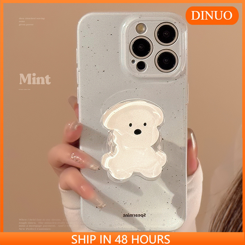 เคสโทรศัพท์มือถือ ลายจุดหมึก สีฟ้า สําหรับ Iphone 15 14promax 13 12 11 XR XS X XSMAX 7 8PLUS-DINUO