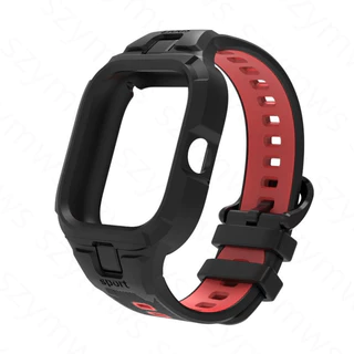 สําหรับ Redmi Watch 6/5 Active/Lite/5/4/3 สายคล้องพร้อมเคสสร้อยข้อมือซิลิโคนแบบบูรณาการสายนาฬิกาอัจฉริยะ