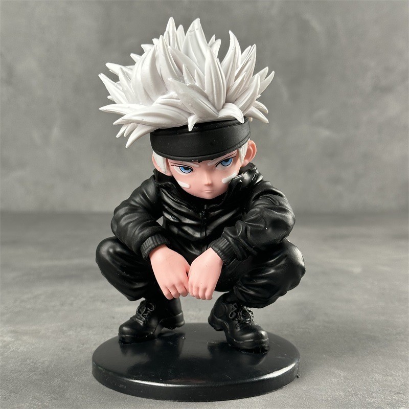 โมเดลฟิกเกอร์ Pvc รูปปั้นอนิเมะ Jujutsu Kaisen Satoru Gojo ขนาด 16 ซม. ของเล่นสะสม สําหรับเด็ก