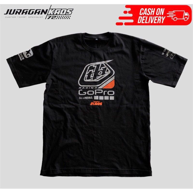 เสื้อยืด Troy Lee Design X Ktm Go Hero (เสื้อยืด trabas/เสื้อยืด trail/เสื้อยืด mx)