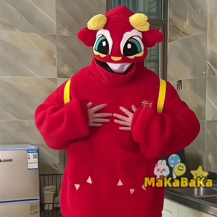 เสื้อกันหนาว มีฮู้ด ผ้าฟลีซ ปักลายมังกร แฟชั่นฤดูใบไม้ร่วง และฤดูหนาว สําหรับผู้ชาย และผู้หญิง