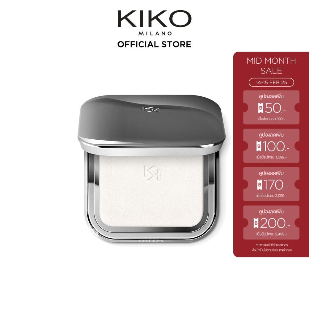 KIKO MILANO Universal Veil Translucent Finishing Powder ยูนิเวอร์แซล เวล ทรานส์ลูเซนท์ ฟินิชชิ่ง พาวเดอร์ (แป้งโปร่งแสง)