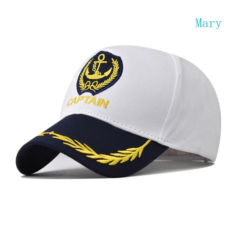 Mary เรือกะลาสีเรือกัปตันหมวกผู้ใหญ่เด็ก Navy Marine คอสเพลย์หมวก