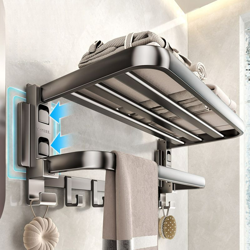 🍀Suction Cup Towel Rack Bathroom No-Drill Storage Hook Rod