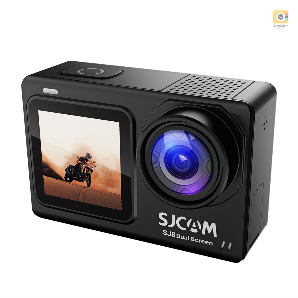 Sjcam SJ8 4K/30FPS ความละเอียดสูง Dual Screen กล้องกีฬาแบบพกพา DV กล้องวิดีโอ 20MP 2.33 นิ้ว IPS Tou
